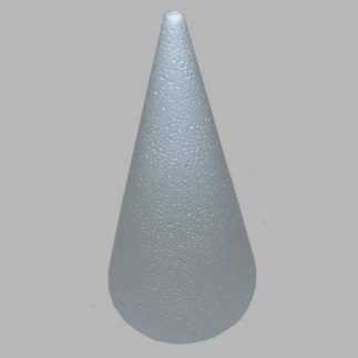 cône styropor 26 x 12 x 1 cm