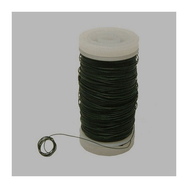 fil de reliure de couleur verte 0,4 mm par bobine