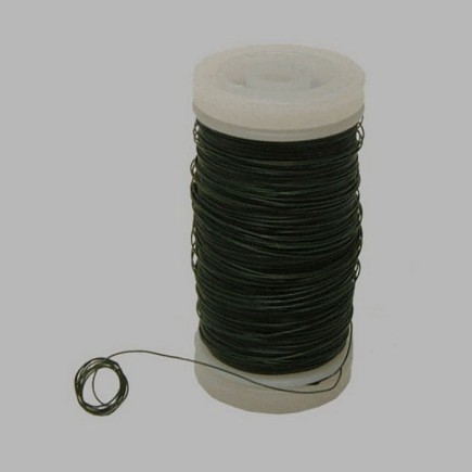 groen kleurige binddraad 0,4 mm per klos