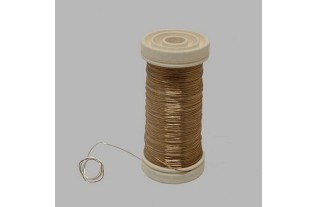 silver colored binding wire 0,4 mm per spool
