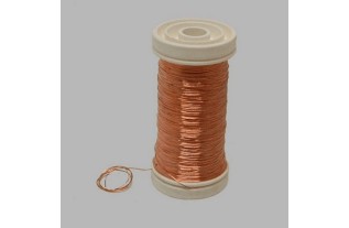 koper kleurige binddraad 0,4 mm per klos