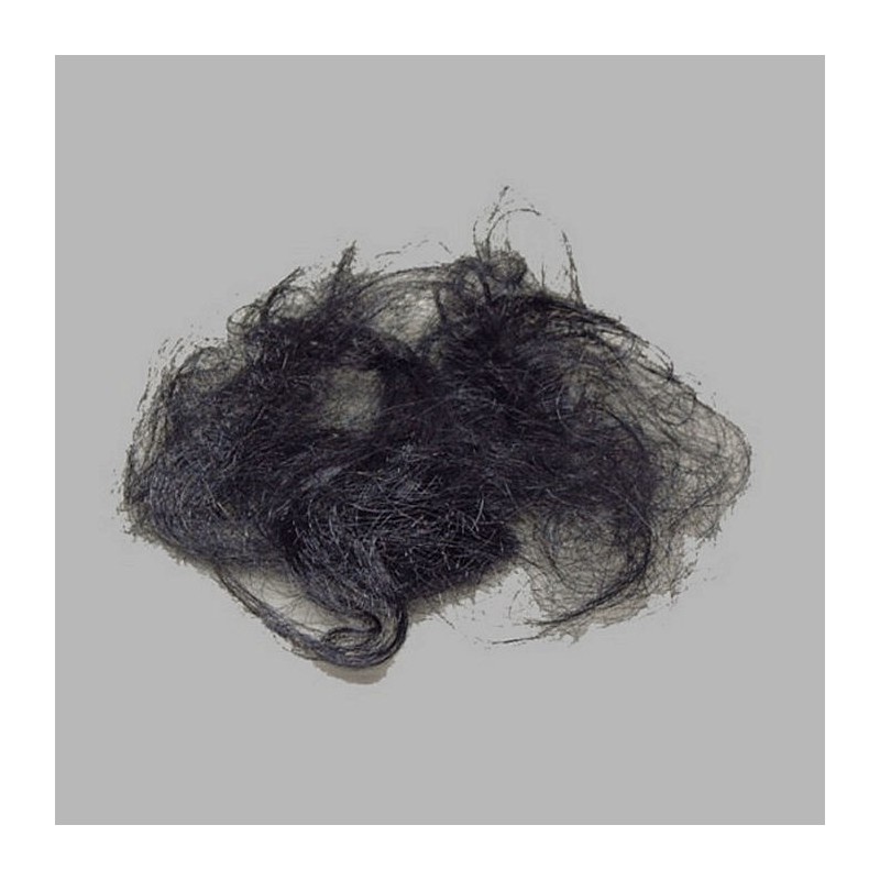 metal hair for decoration color black 30 gr