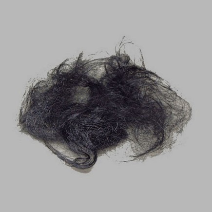 metaal haar voor decoratie kleur zwart 30 gr