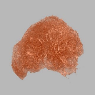 cheveux métal pour la décoration couleur cuivre 30 gr