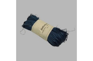 raffia for decoration color blue 50 grams