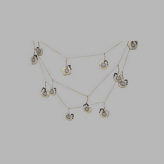 hang decoratie kippen 12 stuks