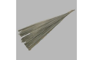 floral wire green lacquered 0 3 mm length 12 cm