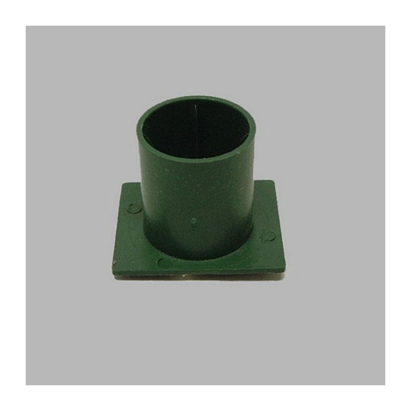 candle holder with fix glue color green 3 x 4 cm