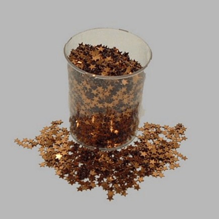 étoiles pour la décoration couleur or 5 mm 200 gr