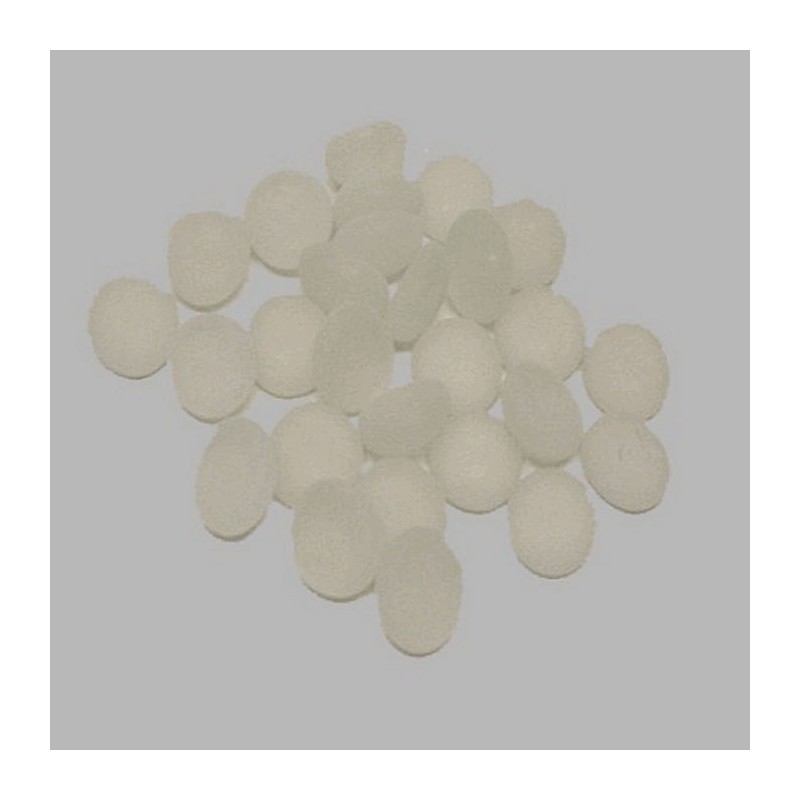 Pearls for decoration color matte white 200 gr