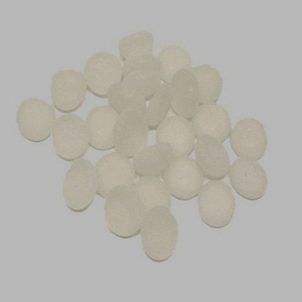 Pearls for decoration color matte white 200 gr