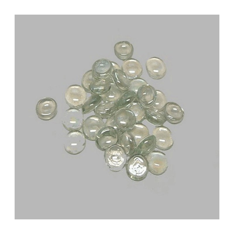 Pearls for decoration clear glass 300 gr