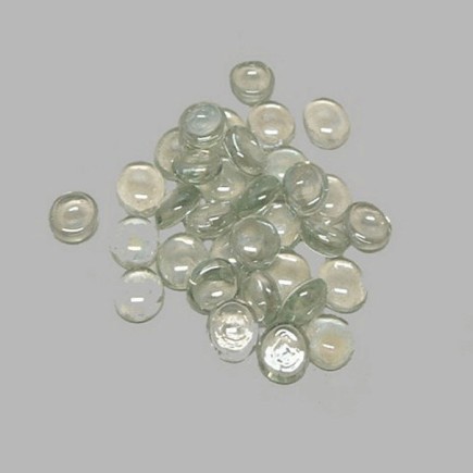 Pearls for decoration clear glass 300 gr