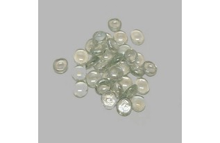 Pearls for decoration clear glass 300 gr