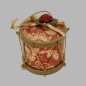 Tambour avec rose 5 cm