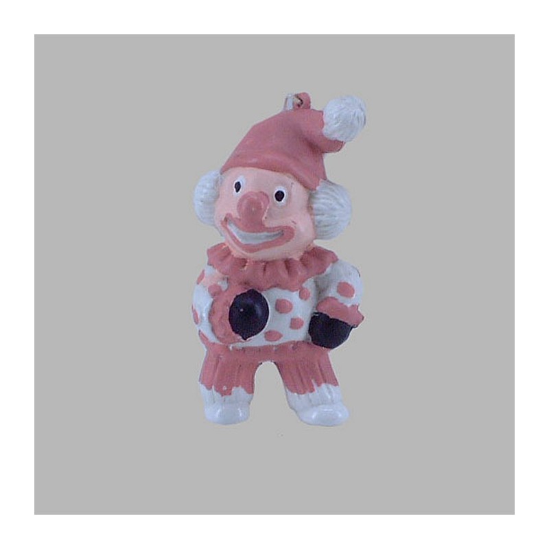 clown kleur roze 10 x 5 cm