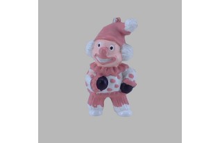 clown kleur roze 10 x 5 cm