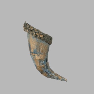 Hoorn des overvloeds blauw