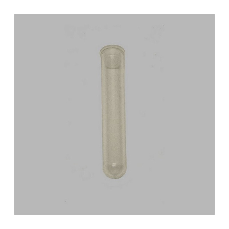 tube avec couvercle transparent 75 mm 7 mm