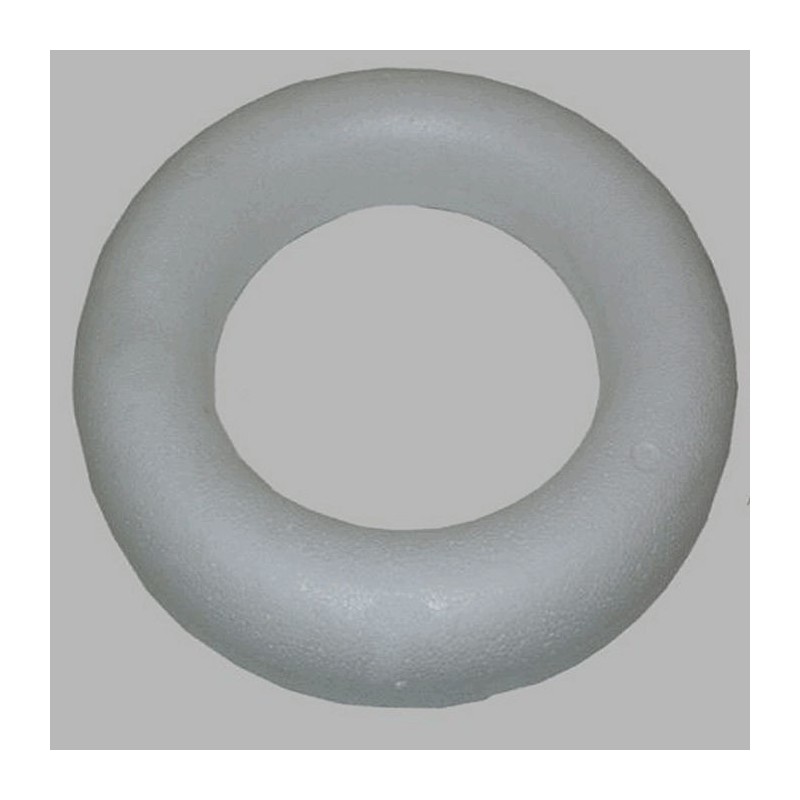 styropor wreath straight rear 25 cm