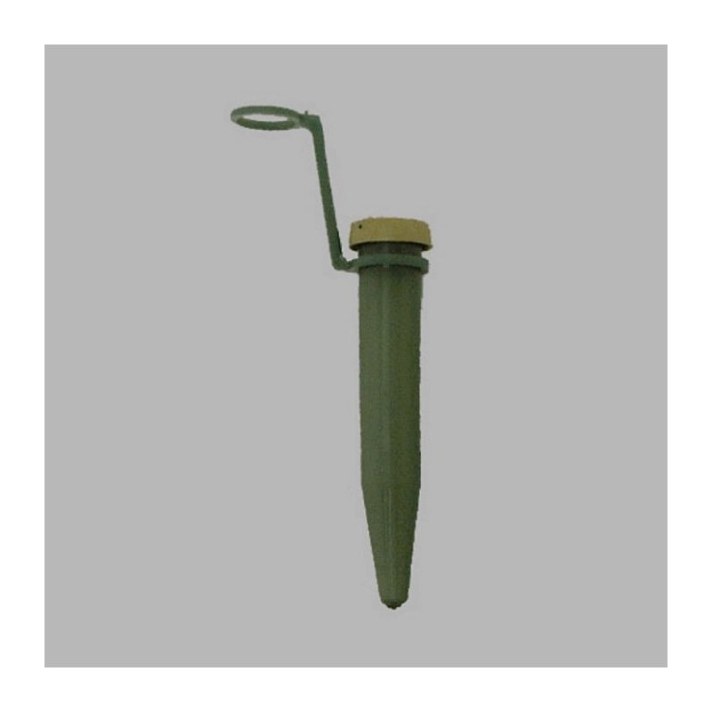 tube with side holder color green-length 8 cm 10 mm