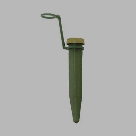 tube avec support latéral couleur vert-longueur 8 cm 10