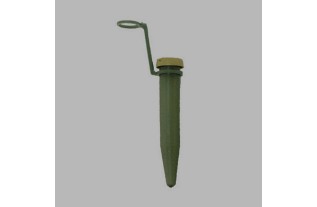 tube with side holder color green-length 8 cm 10 mm