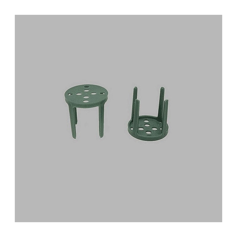 pin holder for floral foam color green 25 pcs 3 cm
