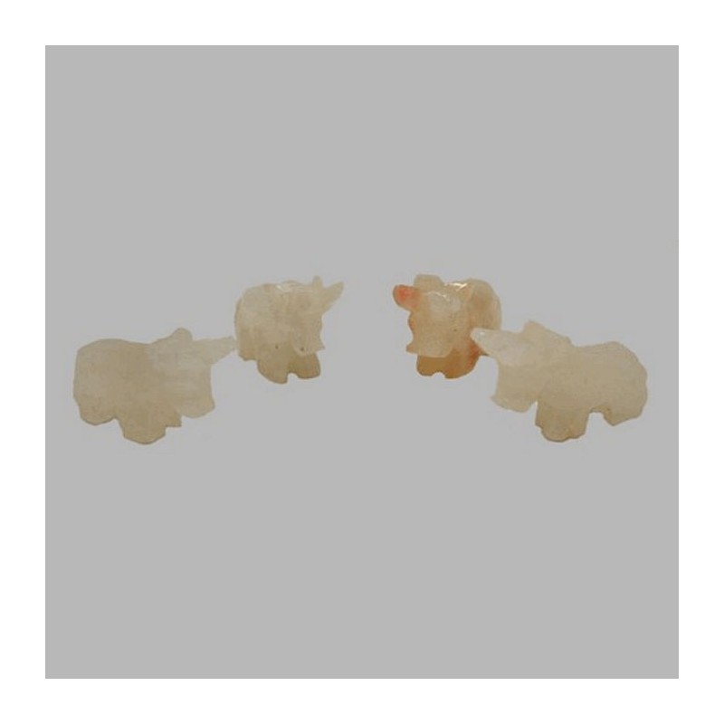 bull d'onyx stone made par hand 30 x 10 mm 4 pcs