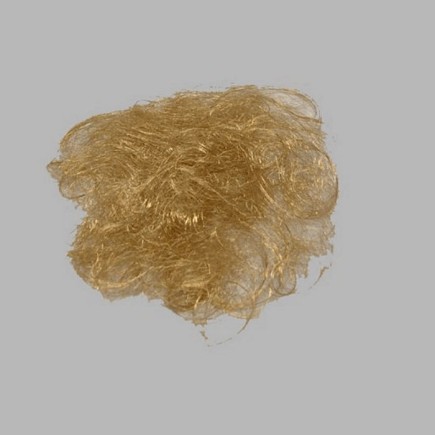 cheveux métal pour la décoration couleur or 30 gr
