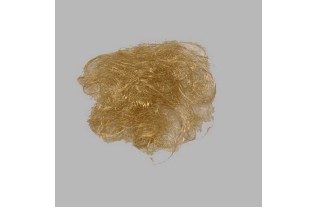 metal hair for decoration color gold 30 gr