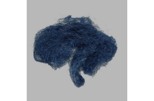 metal hair for decoration color blue 30 gr