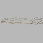 wires for decoration color gold elastic length 60 cm