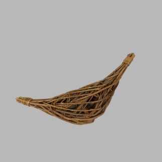 Wicker garland W 25 cm x H 12 cm