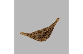 Wicker garland W 25 cm x H 12 cm