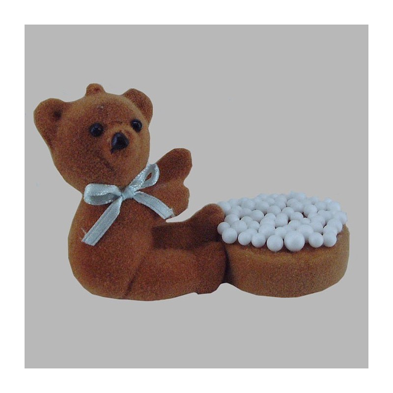 beer en beschuit met muisjes 6 x 5 x 7 cm