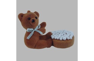 beer en beschuit met muisjes 6 x 5 x 7 cm