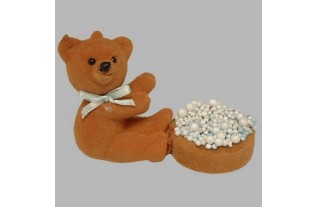 beer en beschuit met muisjes 6 x 5 x 7 cm