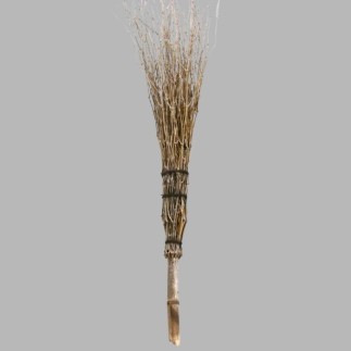 Decorative Broom Made of Dried Branches