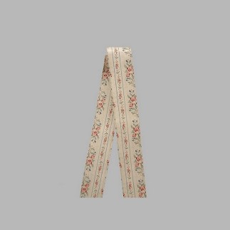 paper ribbon with a roses design length 22 m width 50 mm