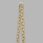 Decoration ruban de tissu or blanc conception de feuilles largeur 25 mm