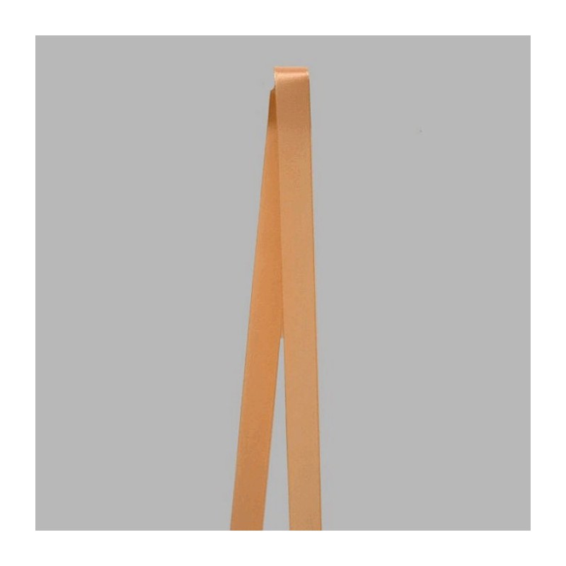 Decoration ribbon of fabric salmon color width 20 mm