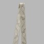 Decoration white silver Angels pattern width 35 mm