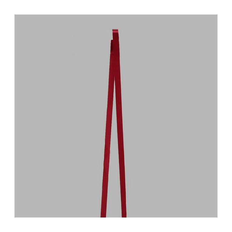 Decoration ribbon of fabric satin color bordeaux red width 10 mm