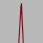 Decoration ribbon of fabric satin color bordeaux red width 10 mm