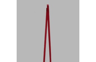 Decoration ruban de tissu satin couleur rouge bordeaux largeur 10 mm