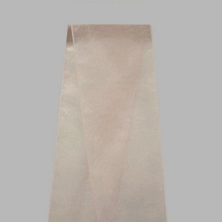 Decoration organza ribbon color pink width 13 cm