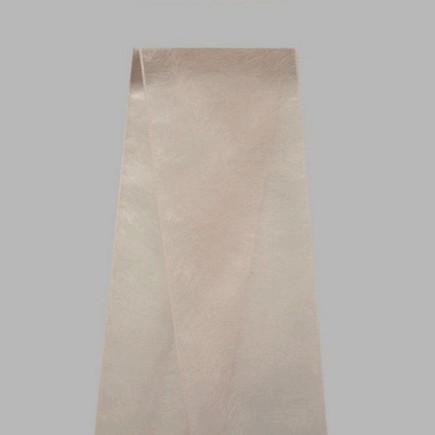 Decoration organza ribbon color pink width 13 cm