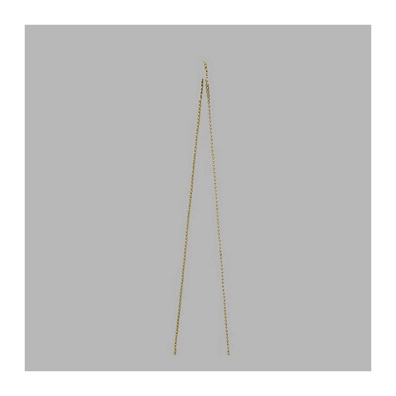 chaîne ruban de décoration boules d'or 2 mm à la longueur désirée