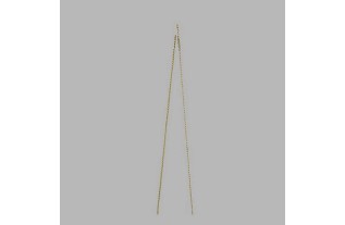 Decoration chain ribbon of gold balls 2 mm at the desired length